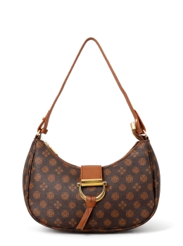 Bolsa Meia Lua - CHEER ROSE - Café e Caramelo